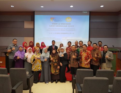 Workshop on Sharing Knowledge and Promoting Joint Research for Better Cooperation sebagai bentuk realisasi kerjasama antara FH Unsoed dengan Universiti Kebangsaan Malaysia